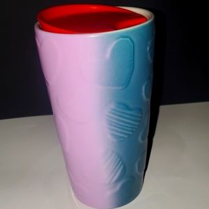 Starbucks Valentine's Day Blue & Pink Ombre Grande 16oz Tumbler